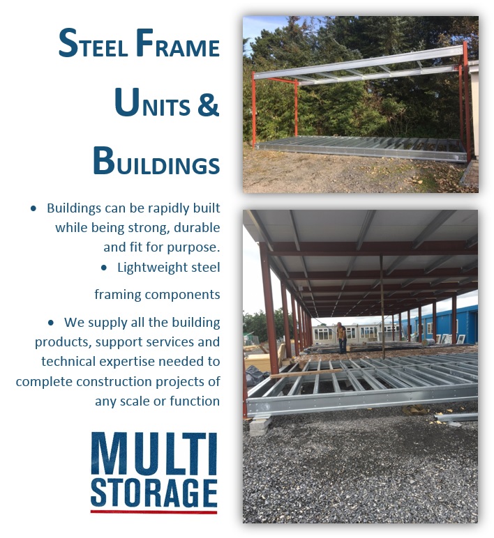 Steel Frame Buildings & Units MULTI STORAGE